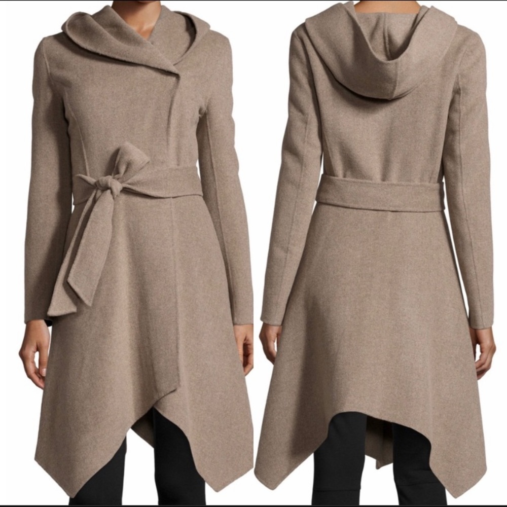 COPY - ZAC Zac Posen “Sophia” Coat in Taupe Melange